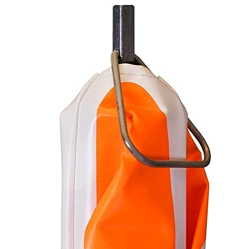 Warnpyramide/Faltsignal - Mäharbeiten/Baumpflege/Grünpflege - VZ101-Ausrufezeichen (1 - tagesleuchtend weiß, 70 cm leicht mit Mittelfuß)