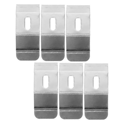 SOESFOUFU Curtain Hanging Hardware 6pcs Soft Gauze Valance Top Code Louver Blind Brackets Blind Mount for Vertical Blinds