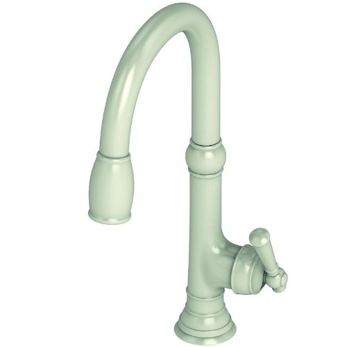 Newport Brass 2470-5103 Jacobean Kitchen Faucet With Metal Lever Handle And Pull, Antique Nickel #TOP1
