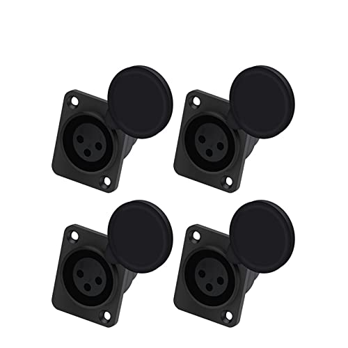 Connecteur XLR 3 broches femelle embase châssis microphone prise soudure x10