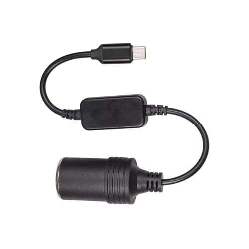 YFFSFDC VKbgC^[\PbgType C|[g 12V ԗp XϊA_v^R[h 30cm Type C VK[\Pbg ϊ ԍڏ[d ubN (1)