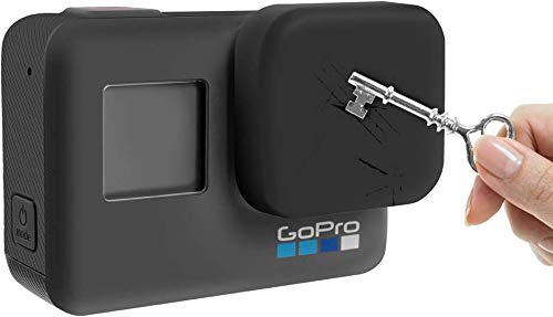 Image of M.G.R.J Protective Lens Cap Silicone Case Cover for GoPro Hero 7 /6 / 5 (Black)