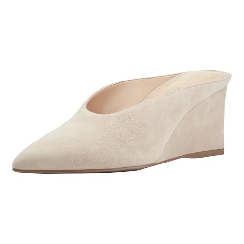 Mules en cuir souple Marc Fisher LTD Malley femme ivoire 150 confortables et chics