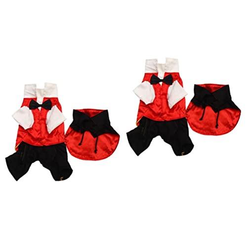 Costume de suceur de Sang pour Chien - Ensemble Funky 2 Pièces en Tissu Souple