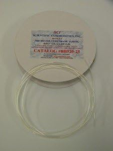 Medical Grade Micro Urethane Tubing / 0.012" ID x 0.025" OD (+/- .002") = .305mm ID x .635mm OD / (5) 50' Rolls