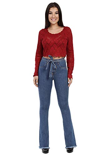 Calça Jeans Feminina Flare boot cut - 259931 40
