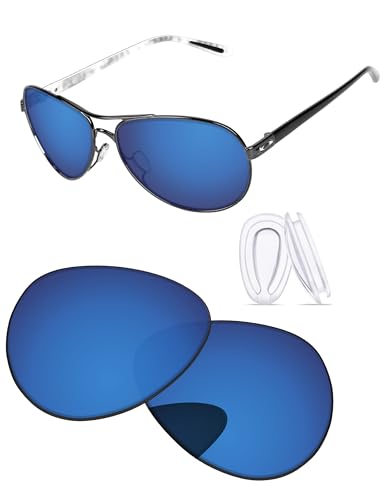 Image of Replacement Lenses & Nosepads for Oakley Feedback OO4079 59mm Sunglass - Precision Fit, UV Block & Impact Resistant