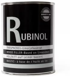 Rubinol Putty - Linseed Oil Wood Filler - 1.5 KG