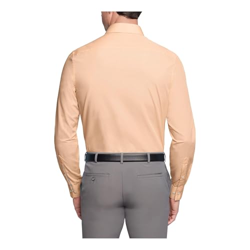Image of Van Heusen Men's Poplin Regular Fit Solid Point Collar Dress Shirt