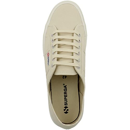 Image of Superga Unisex 2750 Cotu Classic, Beige Light Eggshell /F Avorio, 10 Medium