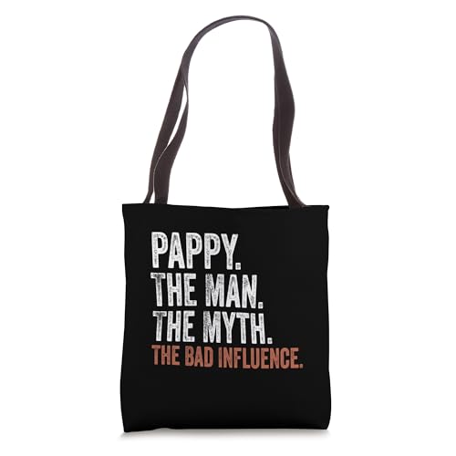 Pappy The Man The Myth The Bad Influence Tote Bag miniatura 1