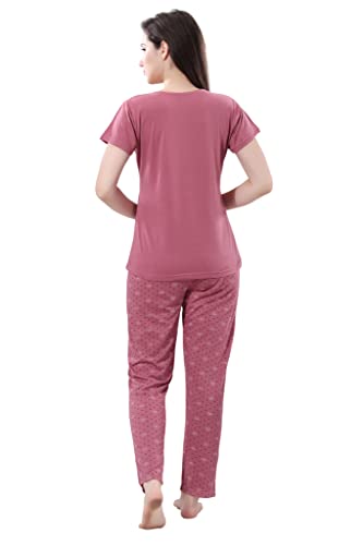 Image of DZZO Women's Cotton Printed Night Suit