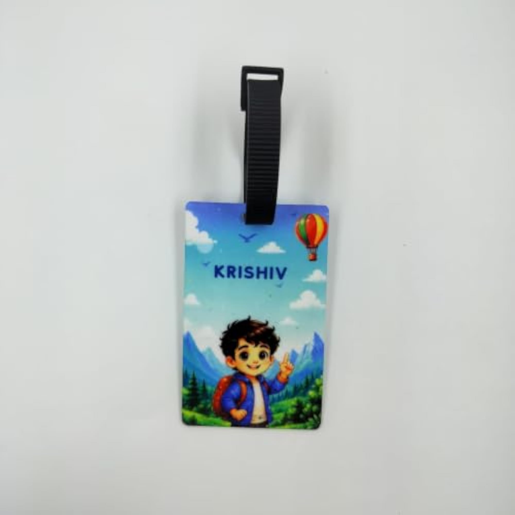 Custom School Name Tag, Kids Luggage Tag