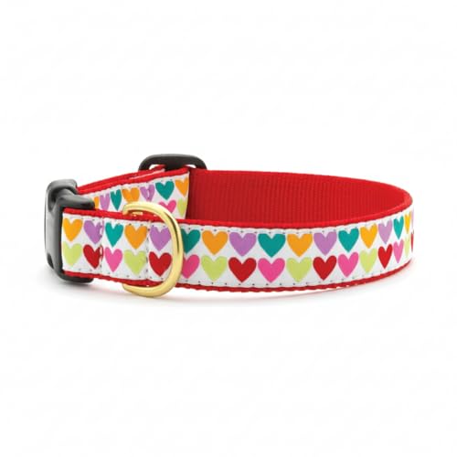 Up Country Pop Hearts Collar Narrow, XS