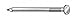 Common Nail, Galv, Flat, 6d, PK168