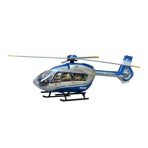 Helicóptero H145 policía escala 1/87 en metal fundido para colección estática