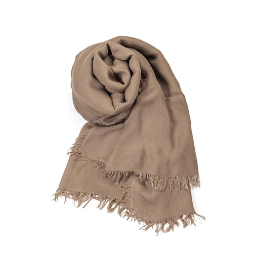 Écharpe femme 100% bambou unie 180x90 cm fabriquée en Italie