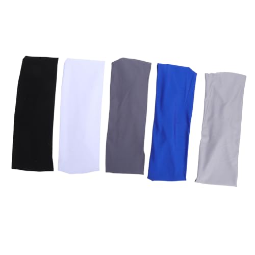 5pcs Quick Dry Elastic Sweatbands for Boys for Soccer Basketball and Outdoor Activities Snug Fit Moisture Wicking Design
