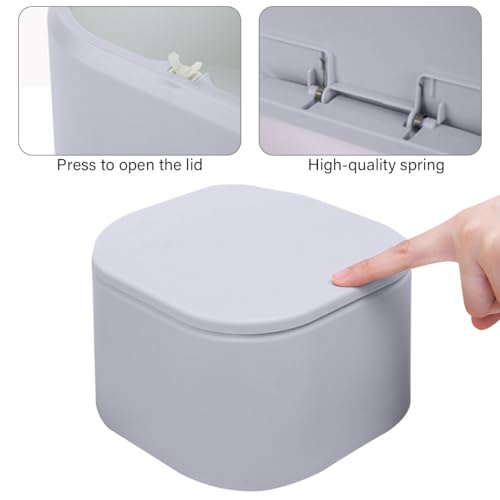 Petite poubelle de table réutilisable et corbeille compacte portable