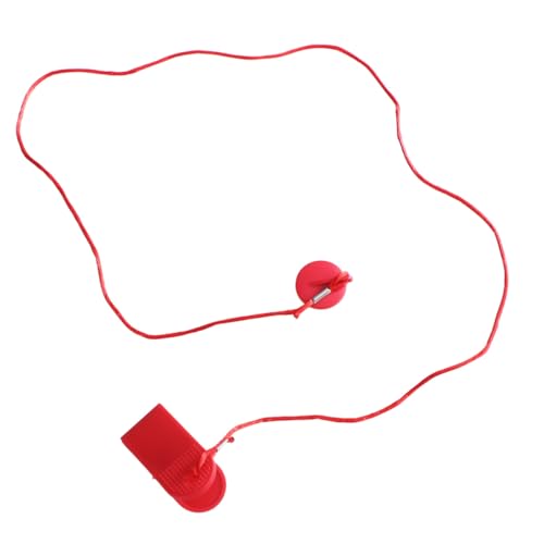 Yardwe Treadmill Safety Lock Emergency Stop Key for Treadmill Small White Porcelain for Secure Exercise Use for User Safety
