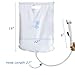 Shampoo Sprinkler Water Bag - Portable Hair Washing Station for Disabled Elderly Bed Easy, Bedridden, Outdoor Camping Hiking, 2.5 GL Capacity, Set of 1