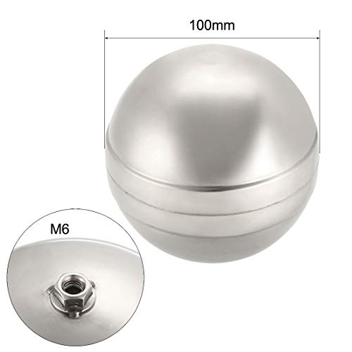 uxcell Water Float Ball Magnetic Float Switch Floating Ball 304 Stainless Steel 100mm Dia