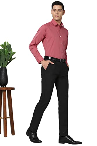 Image of Peter England Men's Printed Slim Fit Formal Shirt
