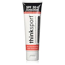 Amazon.com: Thinksport SPF 50+ Mineral Sunscreen – Safe, Natural Sunblock for Sports & Active Use - Water Resistant Sun Cream –UVA/UVB Sun Protection – Vegan, Reef Friendly Sun Lotion, 3oz : Beauty