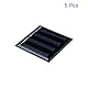 DMiotech 5er Pack 2V 50mA 49,8mm x 49,8mm Mini-Solarpanelzelle für DIY-Elektroprojekte