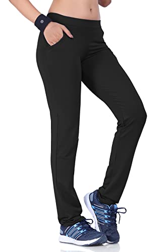 Image of Sports Women Regular Fit Activewear Track Pants | Loose Fit Workout Pant for Women | Quick-Dry | Two Pockets
