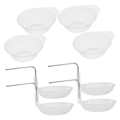 Gogogmee Camping Utensil Set Plastic Reusable Bowls Collapsible Soup Bowls for Camping