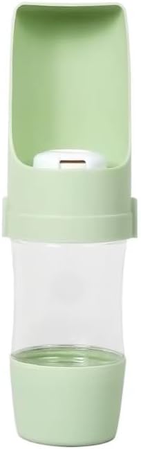 Miniatura 8 de Botella de agua portátil para perros, agua de viaje con recipiente para alimentos, a prueba de fugas y botella de agua ligera para perros, artículos