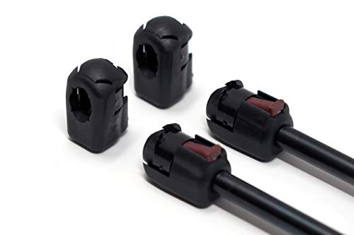Quick Release End Fittings For 10Mm Ball-Stud (4 Pack) - Black M6 Female Thread - Gas Spring Strut Lift Support Sockets Rt-60-00005 (4) #TOP3