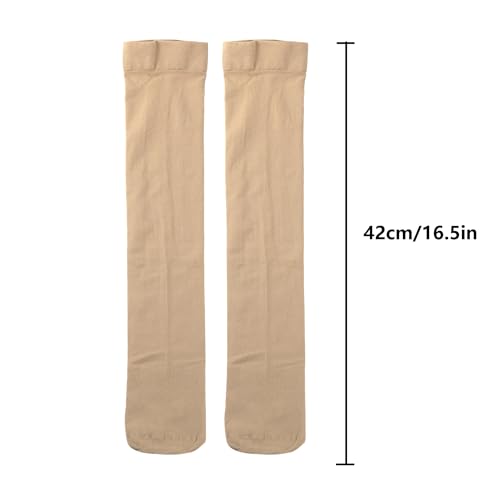 Bestjybt Women's Opaque Stretchy Nylon Knee High Stockings Trouser Socks4