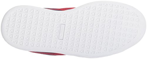 Puma Unisex-Child Suede Classic Badge Sneaker, Peacoat-Toreador, 13 M US Little Kid4