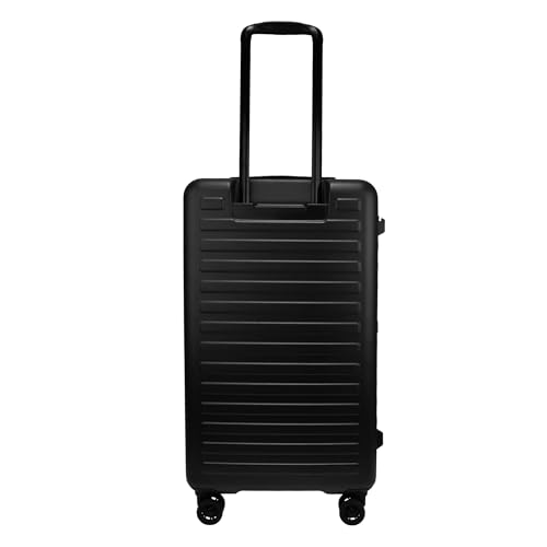 Image of F Gear Windsor Medium 68cm German Makrolon Polycarbonate|Japanese Hinomoto Wheel|Front-Opening Trunk-Style Hard Luggage|Check-in Suitcase for Travel|Laptop sleeve, Expandable, Anti-Theft Zipper| Black