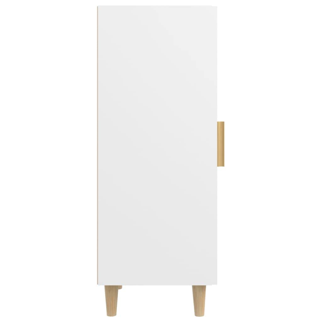 vidaXL Aparador Auxiliar Mueble Almacenamiento Teléfono Salón Sala de Estar en Casa Habitación Decoración de Madera Contrachapada Blanco