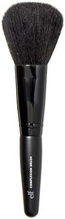 e.l.f. Complexion Brush, Oversized Face Makeup Brush, Creates An Even & Natural Finish, Use With Powder, Blush & Bronzer, Vegan & Cruelty-Free