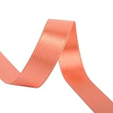  PST C082 - Rollo de Cinta de satén de Doble Cara, 25 m, 15 mm, Color Coral Vivo