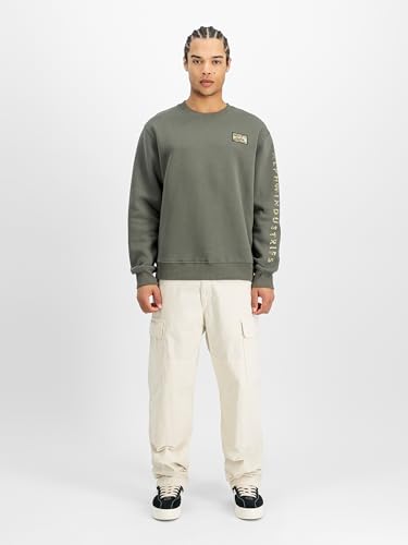 Sweater Alpha Industries Homme : le pull col rond qui ne se déforme jamais - 3
