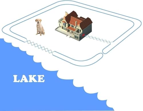 Plkm Electronic Dog Fence Pet Wired System, Dog Fence Underground Wire Electric Pet Containment System, Dog Boundary Container 1500 Feet In-Ground Fence, Rechargeable Waterproof Collar - Thumbnail 7