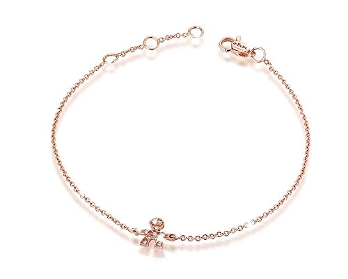 Le Bebè - Bracciale Maschietto Le Briciole Oro Rosa con Pavè diamanti