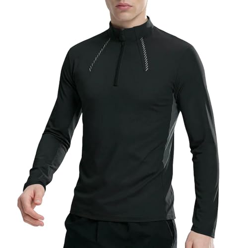 T-shirt de course à pied manches longues homme au séchage rapide optimal