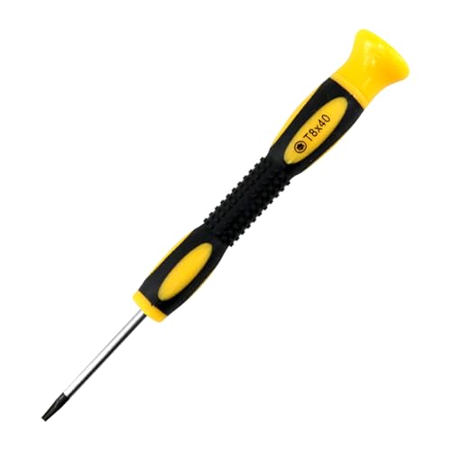 T8 T8H Torx Screwdriver for PS5 Repair Precision with Magnetic Tip for Xbox One Xbox 360 Controller PS3 PS4 Wireless Controller MacBook S2 Steel