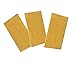 XMRISE Brass Sheets Plates Pad Shim H62 High Purity Raw Materials Industrial Metal Working 50mmx200mm 3PCS,THK0.5mm