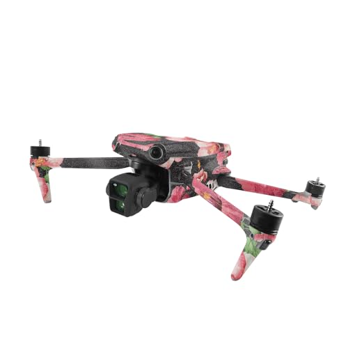 Image of MightySkins Glossy Glitter Skin Compatible with DJI Air 3 - Hibiscus | Protective, Durable High-Gloss Glitter Finish | Easy to Apply, Remove, and Change Styles