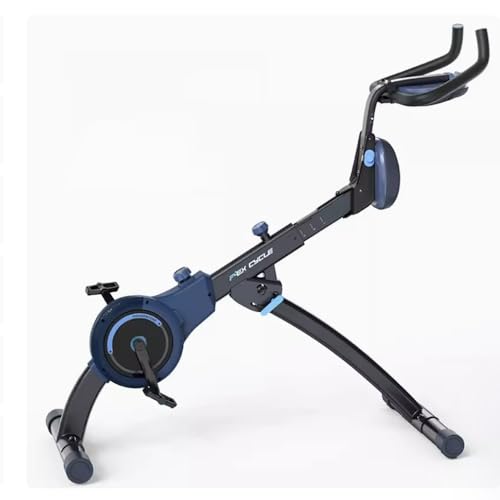 Bicicleta estática plegable magnética para interiores, doble modo, para sentarse y estar de pie, equipo de fitness en casa