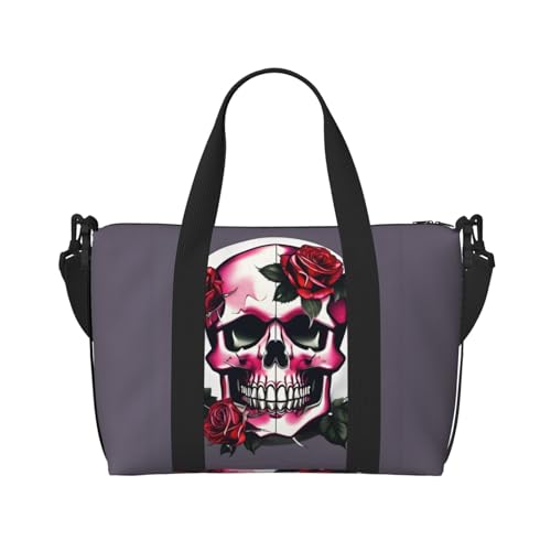 Sac imperméable tête de mort rose polyvalent et ultra léger