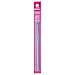 Susan Bates 5-1/2-Inch Silvalume Aluminum Crochet Hook, 5mm, Turquoise