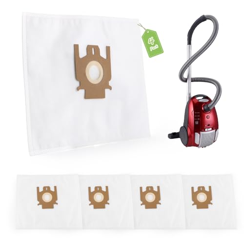 4 Pièces Sacs à Poussière pour Hoover Telios Plus TE70_TE75 011 Sac filtre SELFCLEAN de Rechange Aspirateur Accessoires